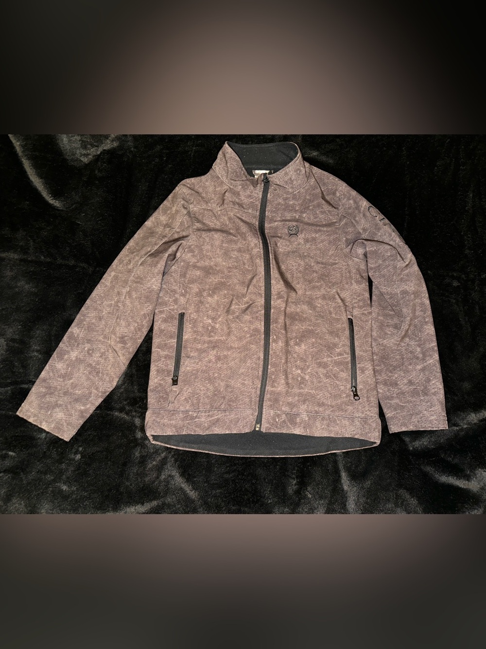 CINCH Boys Bonded Jacket Durable Water Resistant Soft-shell BROWN Sz 12